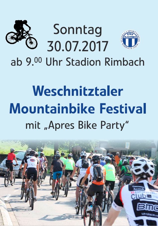 Mountainbike - Event mit Fussball und den Rodensteinern